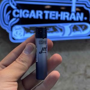 فندک کلیپر جت طوسی Clipper Jet