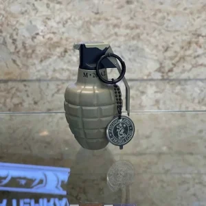 فندک نارنجک گرد تمام فلزی کد 2
