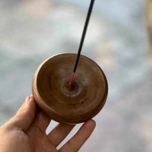 پایه عود شاخه ای چوبی گرد