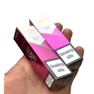 سیگار کرست صورتی اسلیم ماتیکی Corset Pink Slim Cigarettes